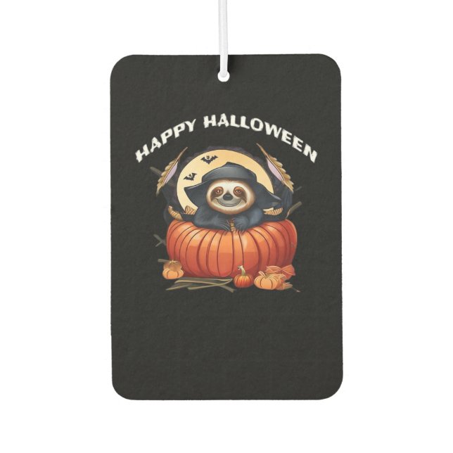 A funny sloth celebrating Halloween Essential T-Sh Air Freshener (Front)