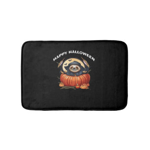 A funny sloth celebrating Halloween Essential T-Sh Bath Mat