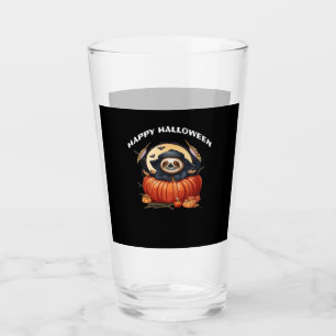 A funny sloth celebrating Halloween Essential T-Sh Glass
