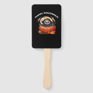 A funny sloth celebrating Halloween Essential T-Sh Hand Fan
