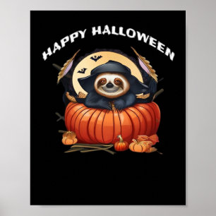 A funny sloth celebrating Halloween Essential T-Sh Poster