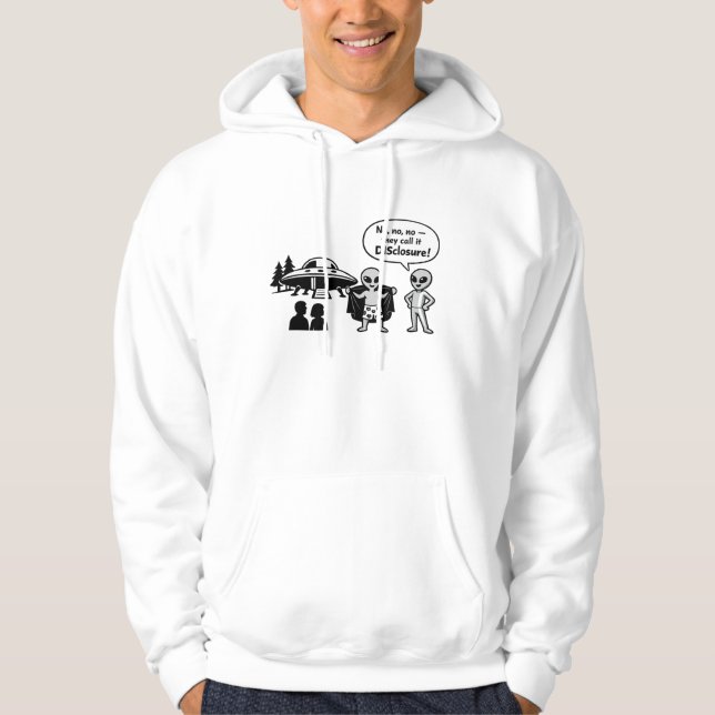 A funny take on The Disclosure movement Hoodie (Front)