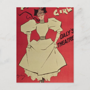 A Gaiety Girl at the Daly's Theatre Postcard