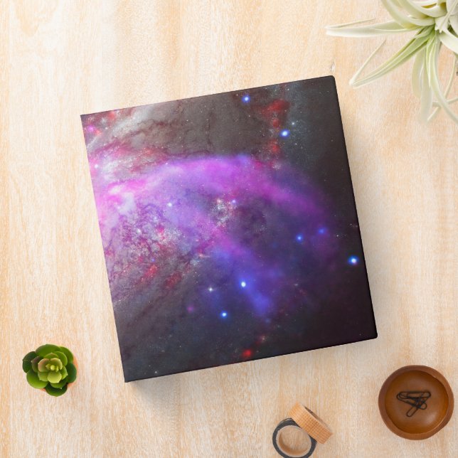 A Galactic Light Show In Spiral Galaxy Ngc 4258. Binder (In Situ)