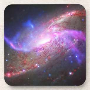 A Galactic Light Show In Spiral Galaxy Ngc 4258. Coaster