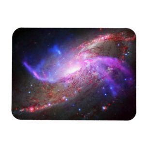 A Galactic Light Show In Spiral Galaxy Ngc 4258. Magnet