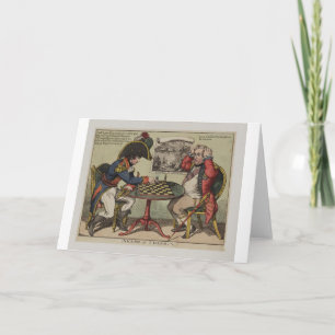 A Game at Chess Card