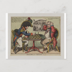 A Game At Chess Postcard