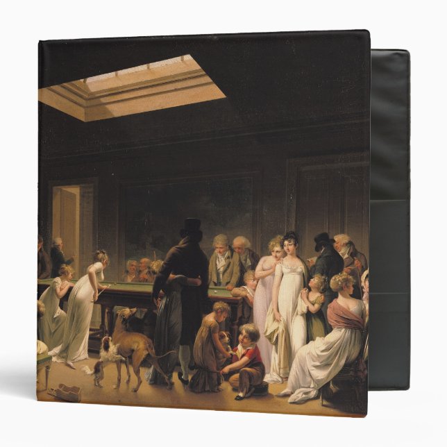 A Game of Billiards, 1807 Binder (Front/Inside)