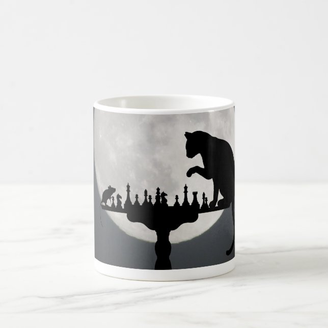 A Game of Cat and Mouse Coffee Mug (Center)