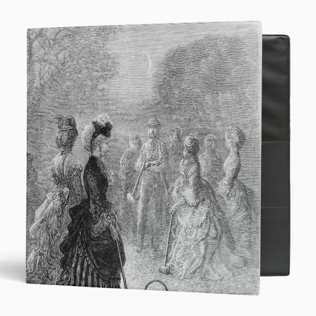 A Game of Croquet Binder (Front/Inside)
