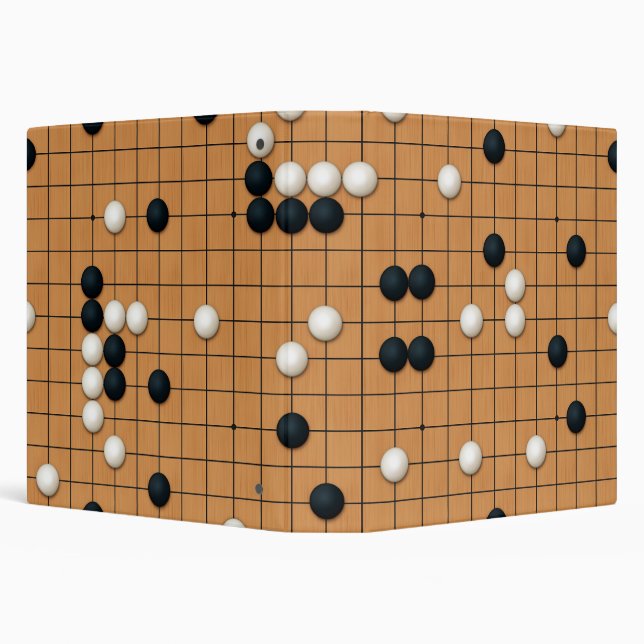 A game of Go 1.5 Inch Binder (Background)