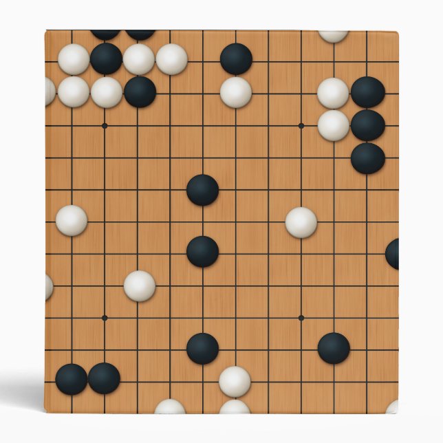 A game of Go 1 Inch Binder (Front)