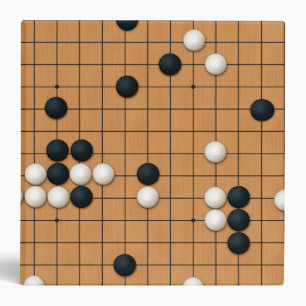 A game of Go 2 Inch Binder