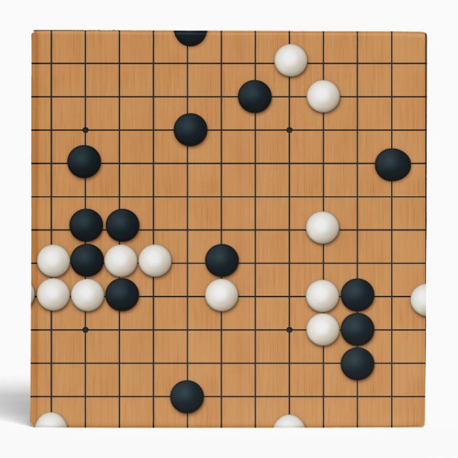 A game of Go 2 Inch Binder (Front)