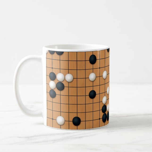 A game of Go 6x4 Coffee Mug (Left)