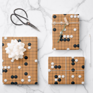 A Game of Go Wrapping Paper Sheet