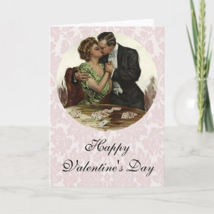 A Game of Hearts Holiday Card