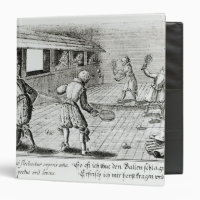 A Game of Real Tennis with Sport Ballads below