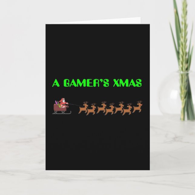 A Gamer’s Xmas Holiday Card (Front)