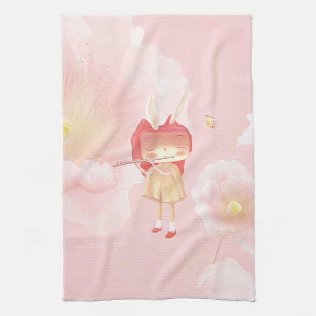A Garden in My Heart Kitchen Towel (Vertical)