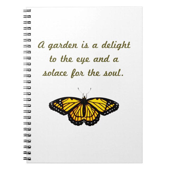 A Garden Is A Delight Notebook (Front)