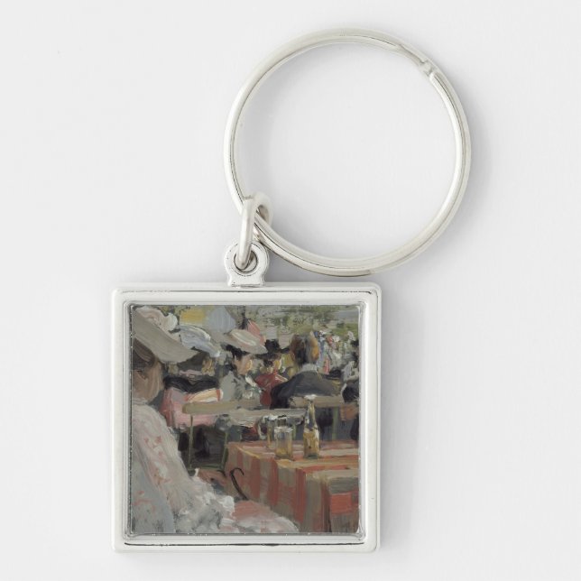 A Garden Restaurant, 1906 Keychain (Front)
