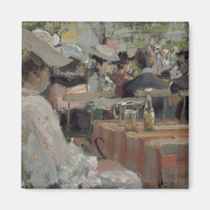 A Garden Restaurant, 1906 Magnet