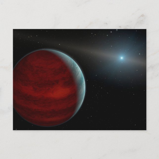 A Gas Giant Planet Around A White Dwarf Star. Postcard (Front)
