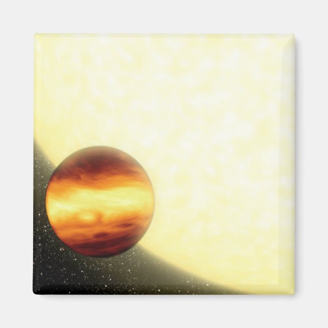 A gas-giant planet orbiting very close magnet (Front)