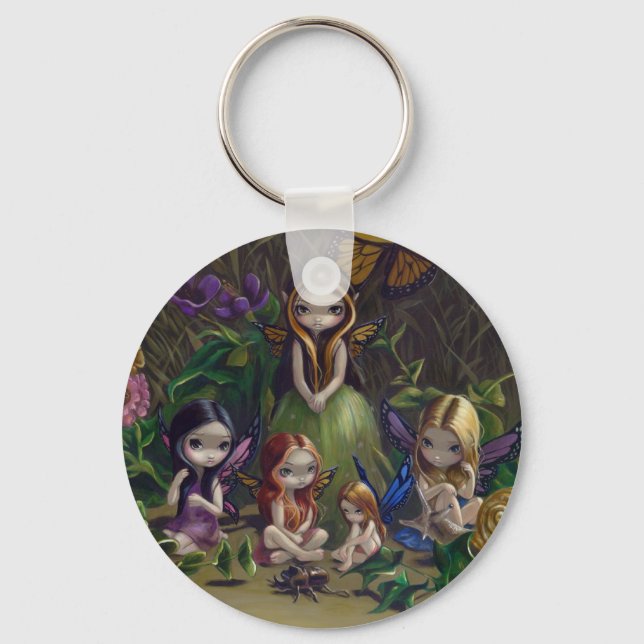 "A Gathering of Faeries" Keychain (Front)