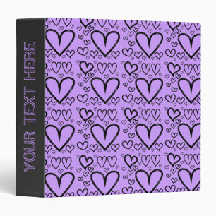 A Gazillion Doodle Hearts Binder