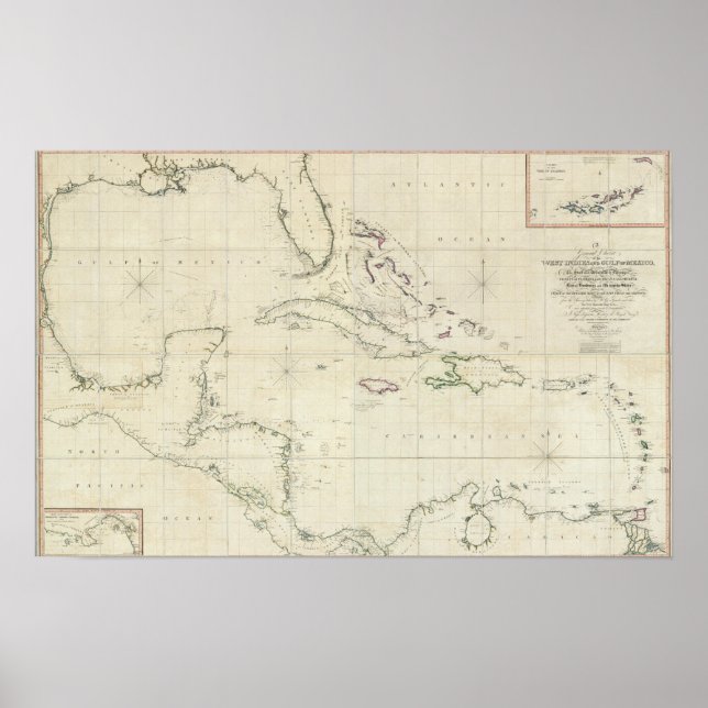 A General Chart of the West Indies (Front)