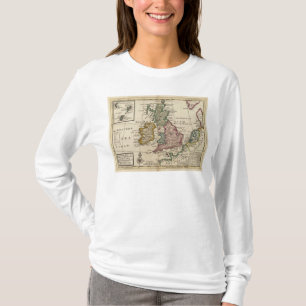 A general map of Great Britain and Ireland T-Shirt