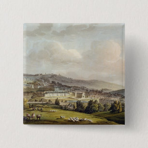 A General View of Bath, from 'Bath Illustrated by 2 Inch Square Button