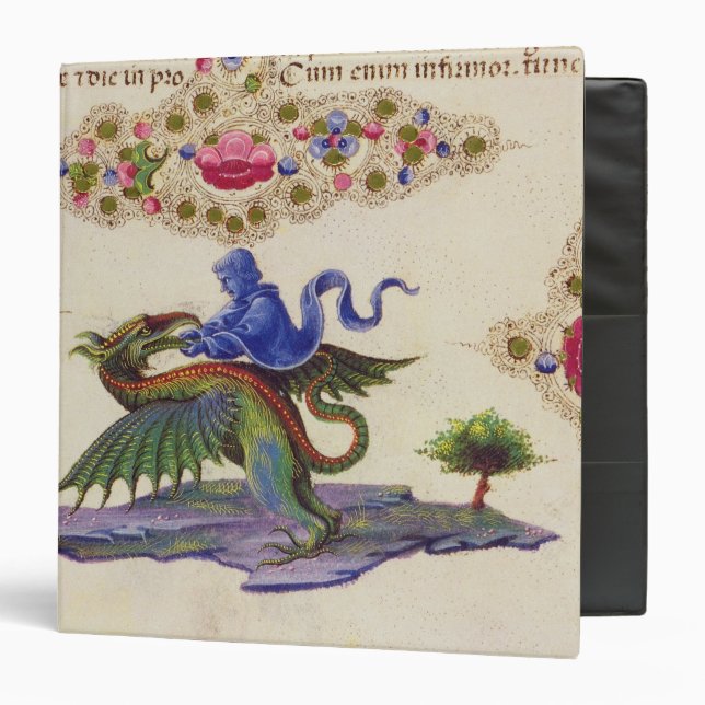 A Genie and Winged Monster Binder (Front/Inside)