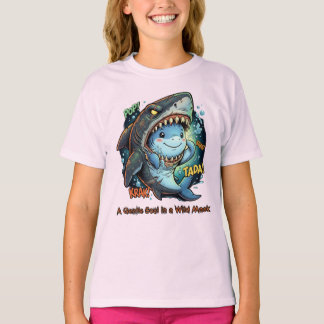 A Gentle Soul in a Wild Mask Cute shark T-Shirt