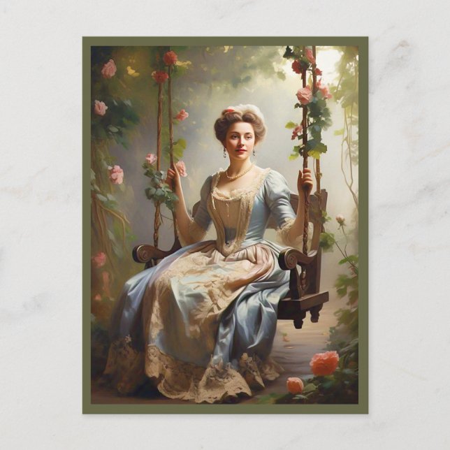 " A GENTLE SWAY " POSTCARD (Front)