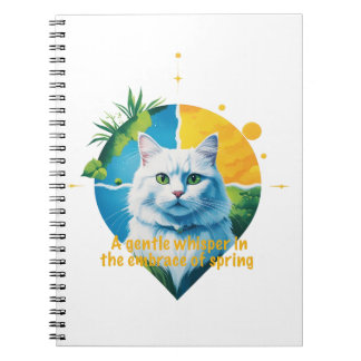 A gentle whisper in the embrace of spring notebook
