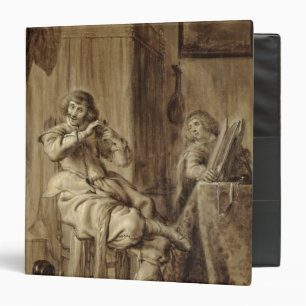 A Gentleman at his Toilet, 1660 Binder