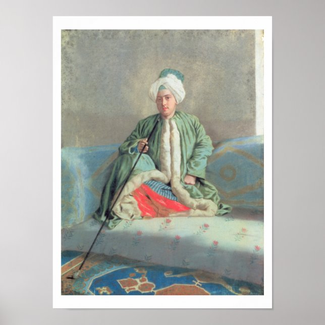 A Gentleman Seated on a Couch Poster (Front)