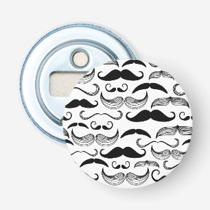 A Gentlemen's Club. Moustache pattern 2 Bottle Opener