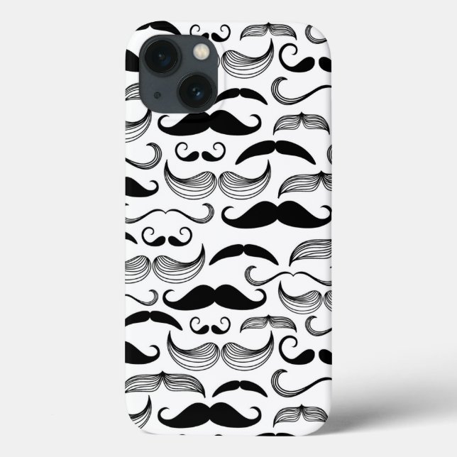 A Gentlemen's Club. Moustache pattern 2 Case-Mate iPhone Case (Back)