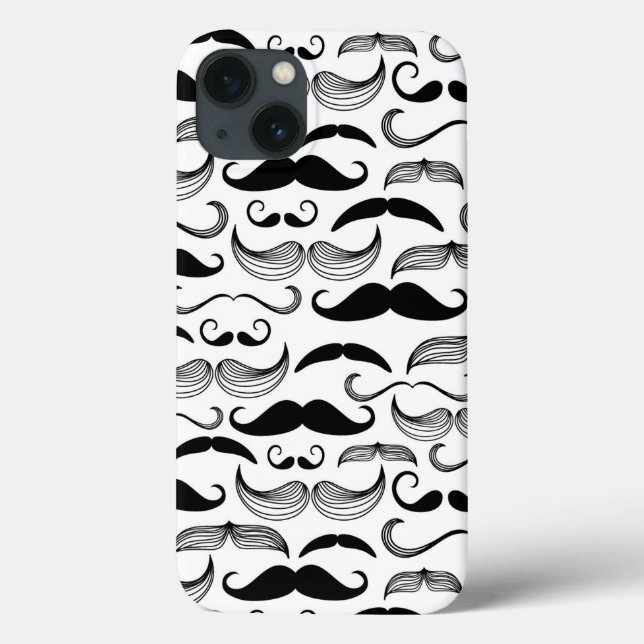 A Gentlemen's Club. Moustache pattern 2 Case-Mate iPhone Case (Back)