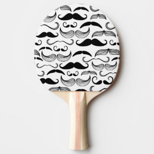 A Gentlemen's Club. Moustache pattern 2 Ping Pong Paddle