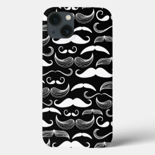 A Gentlemen's Club. Moustache pattern iPhone 13 Case