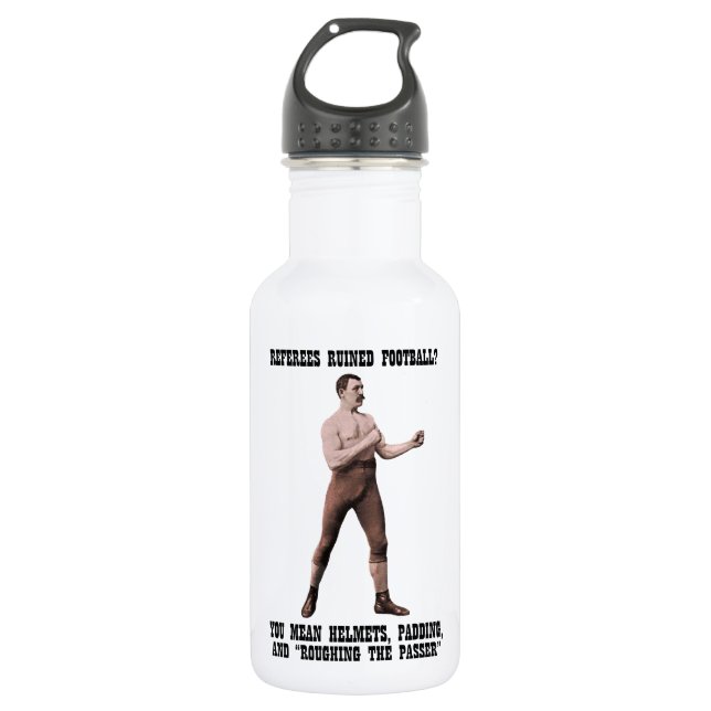 A Genuine Overly Manly Man 532 Ml Water Bottle (Front)