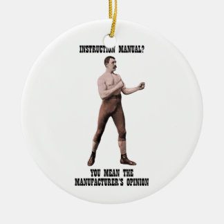 A Genuine Overly Manly Man Ceramic Ornament