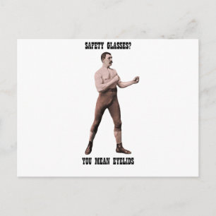 A Genuine Overly Manly Man Postcard