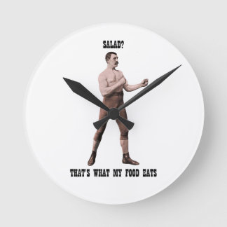 A Genuine Overly Manly Man Round Clock